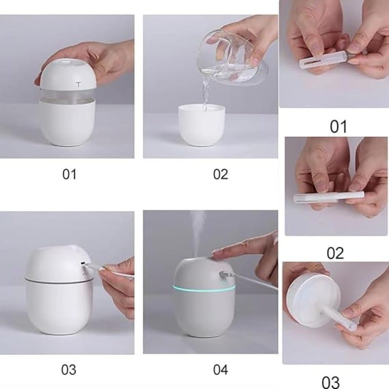 3 In 1 Air Humidifier Essential Oil Aroma Diffuser For Home -